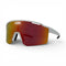 White with Fire Red Lens