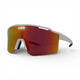 White with Fire Red Lens